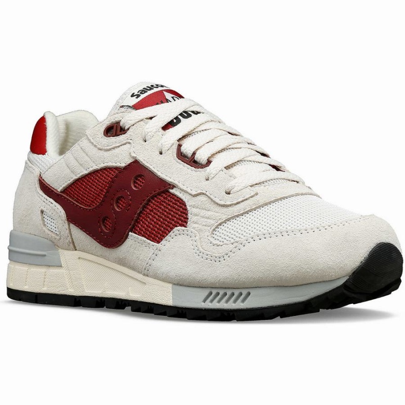 Saucony Shadow 5000 Joggesko Dame Hvite Rød | S32670-U70