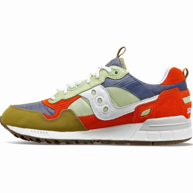 Saucony Shadow 5000 Outdoor Joggesko Dame Olivengrønne Grå Oransje | S39054-B64