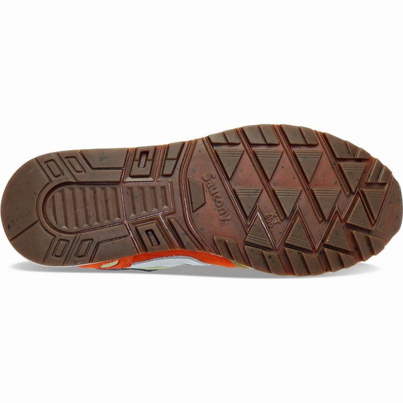 Saucony Shadow 5000 Outdoor Joggesko Dame Olivengrønne Grå Oransje | S39054-B64