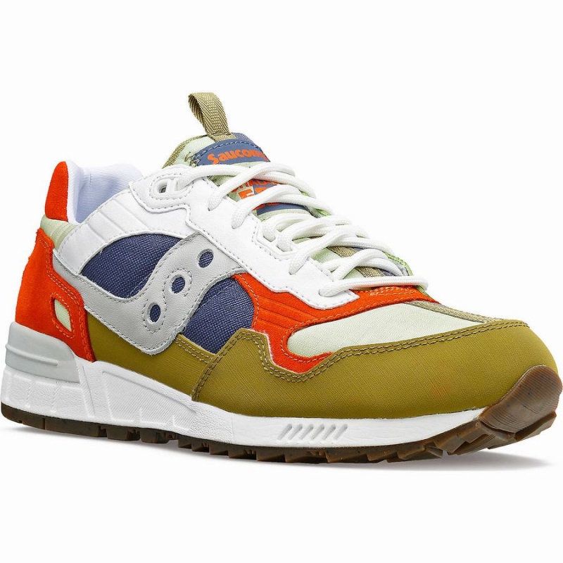 Saucony Shadow 5000 Outdoor Joggesko Herre Olivengrønne Grå Oransje | S89735-D10