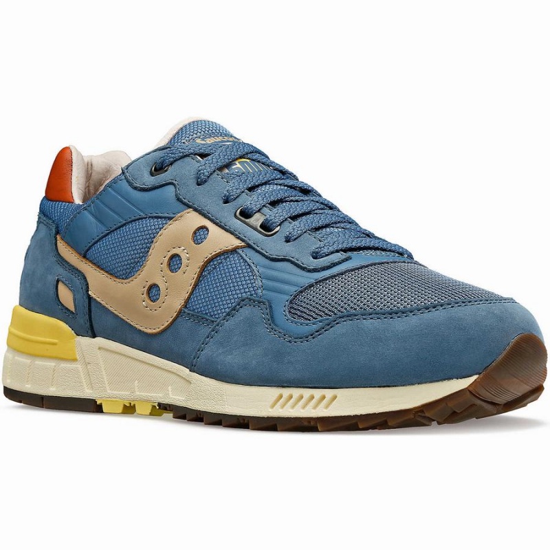 Saucony Shadow 5000 Premium Joggesko Dame Blå Gul | S71594-L54