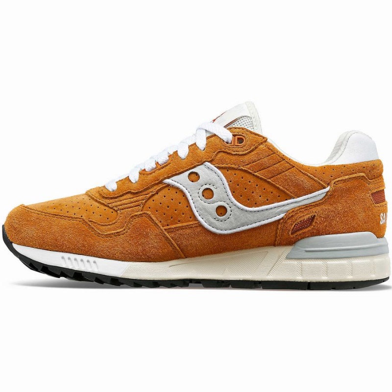 Saucony Shadow 5000 Semsket Skinn Joggesko Herre Rød | S19647-M83