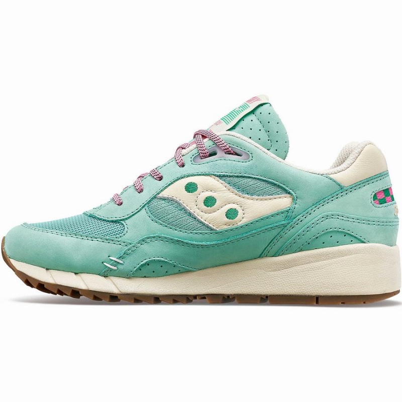 Saucony Shadow 6000 Earth Citizen Joggesko Dame Lyse Turkis Hvite | S89063-C18