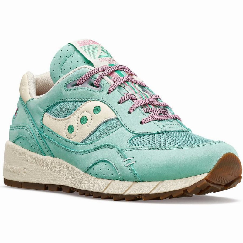 Saucony Shadow 6000 Earth Citizen Joggesko Dame Lyse Turkis Hvite | S89063-C18