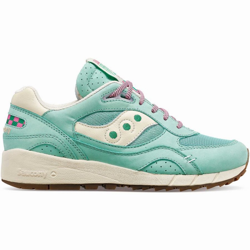 Saucony Shadow 6000 Earth Citizen Joggesko Dame Lyse Turkis Hvite | S89063-C18