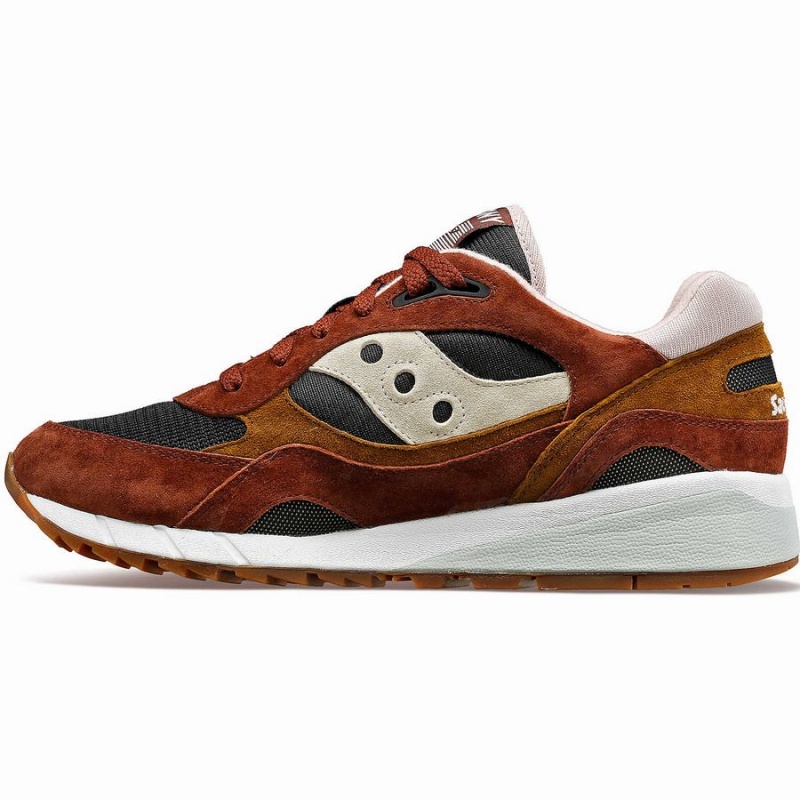 Saucony Shadow 6000 Joggesko Dame Brune Svarte | S91237-S08