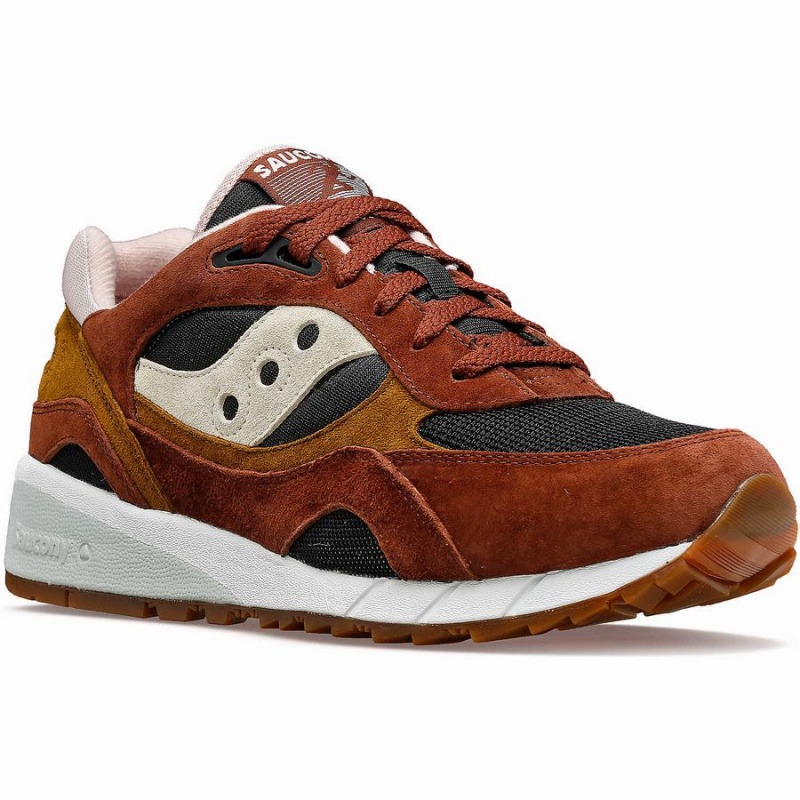 Saucony Shadow 6000 Joggesko Dame Brune Svarte | S91237-S08