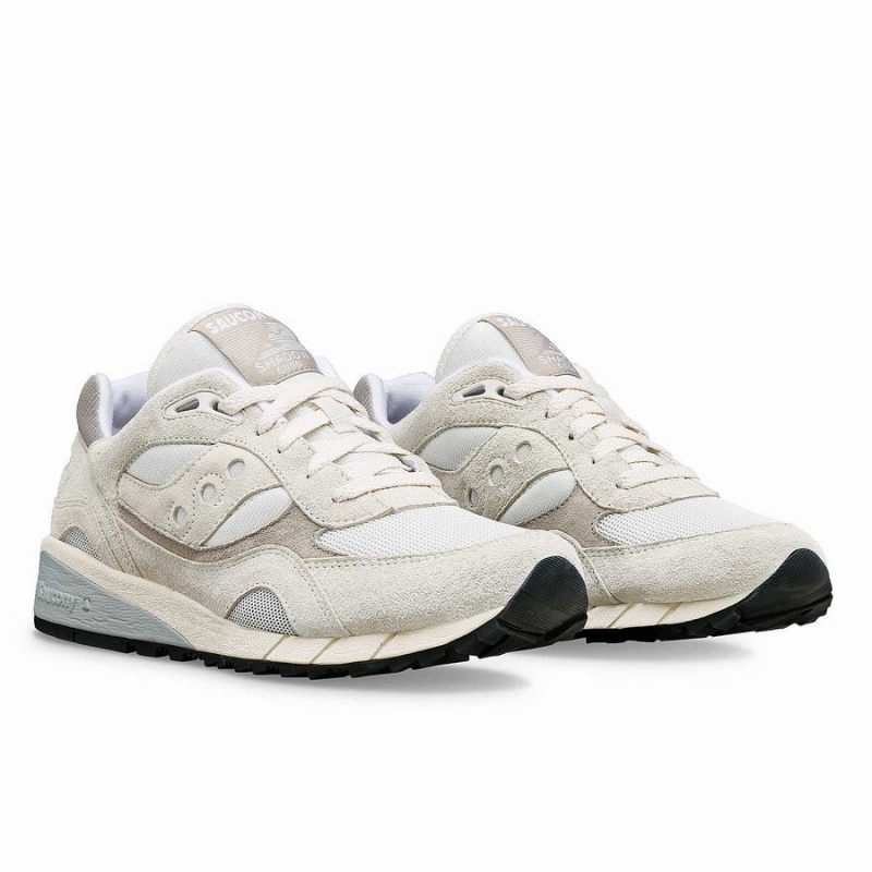 Saucony Shadow 6000 Joggesko Dame Hvite Grå | S46132-Q02