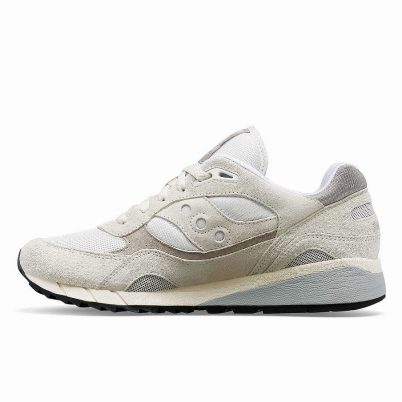 Saucony Shadow 6000 Joggesko Dame Hvite Grå | S46132-Q02