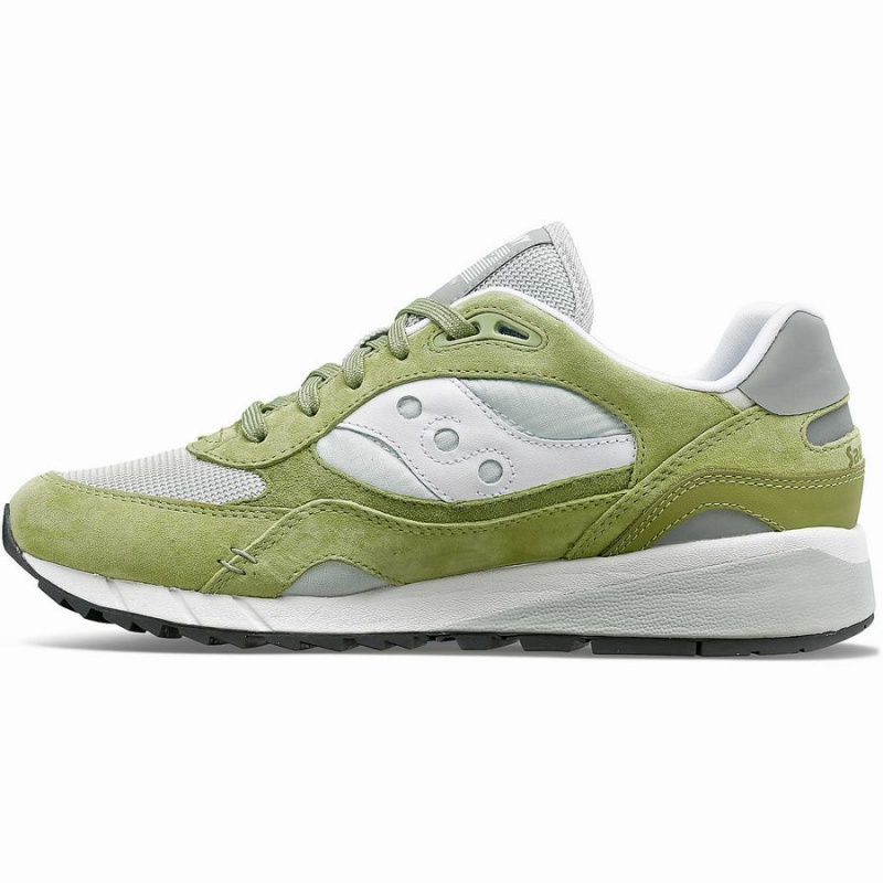 Saucony Shadow 6000 Premium Joggesko Dame Olivengrønne Hvite | S36401-V40