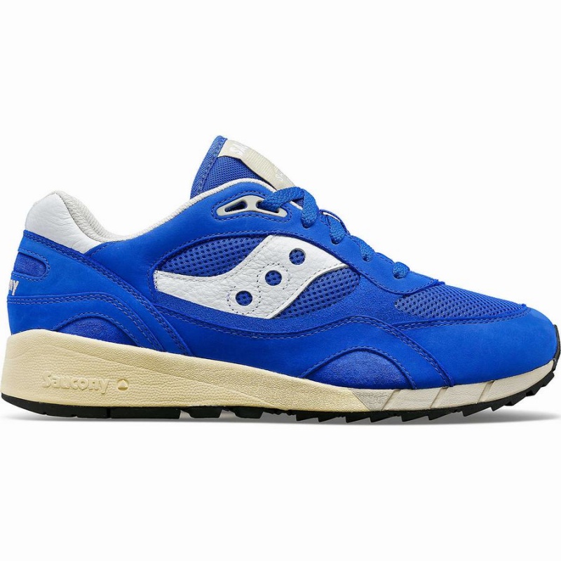 Saucony Shadow 6000 Premium Joggesko Dame Blå Hvite | S80932-B61