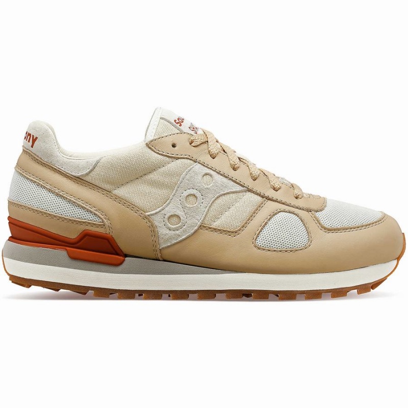 Saucony Shadow Original Joggesko Dame Beige Brune | S72058-F81