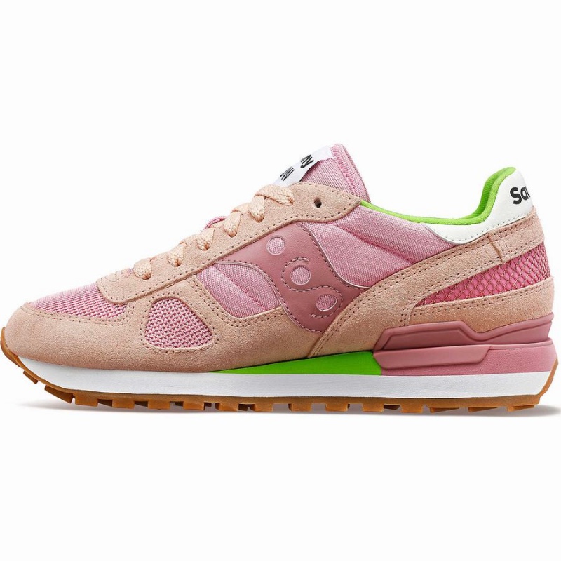 Saucony Shadow Original Joggesko Dame Brune Rosa | S90318-Z60