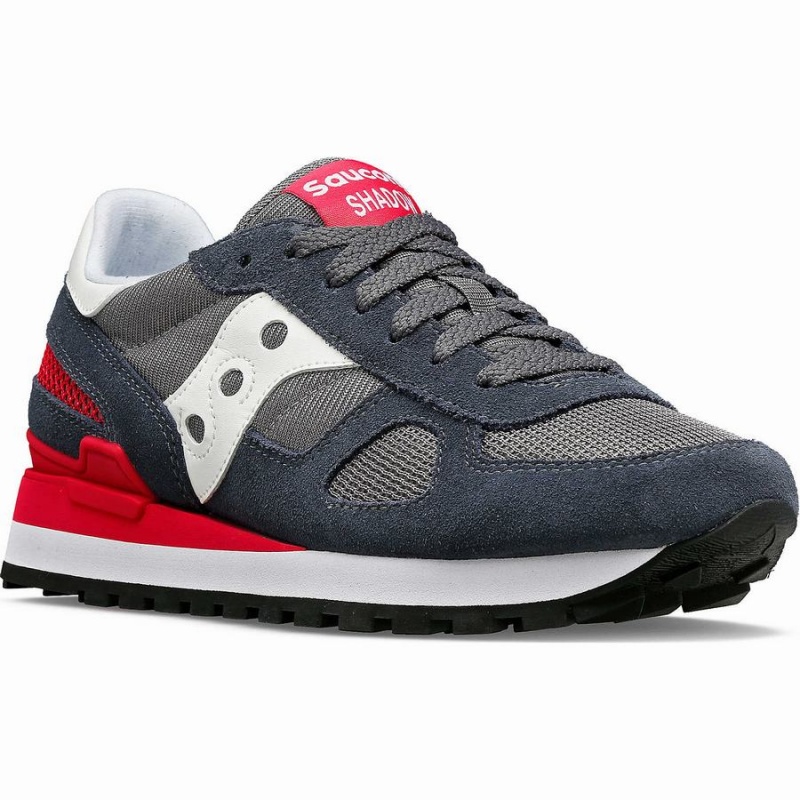 Saucony Shadow Original Joggesko Dame Mørke Grå Rød | S21746-E38