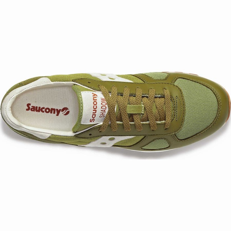 Saucony Shadow Original Joggesko Dame Olivengrønne Hvite | S54786-D45