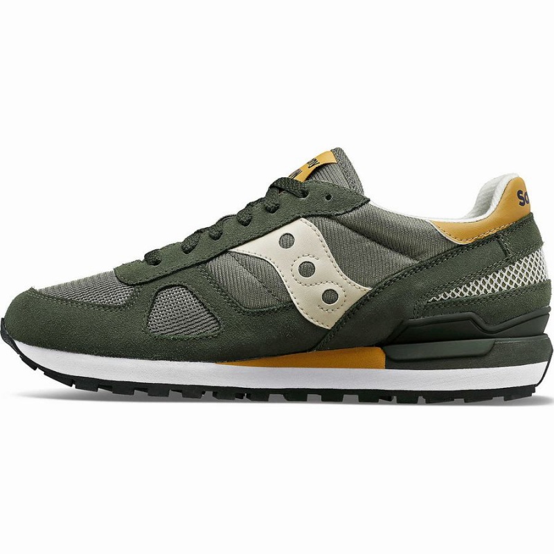 Saucony Shadow Original Joggesko Herre Olivengrønne Brune | S05481-F40