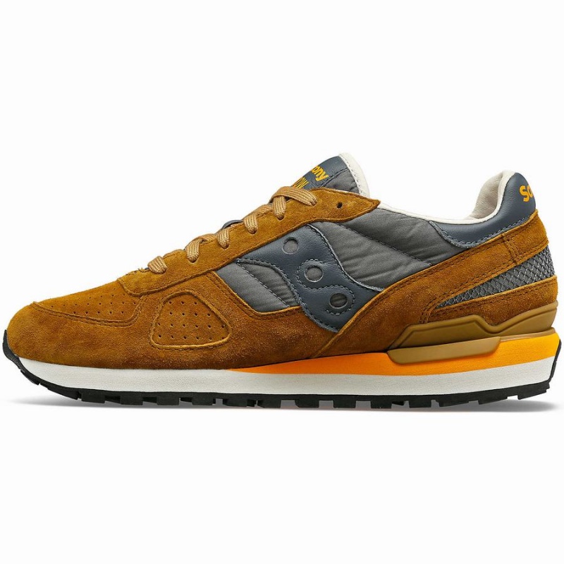 Saucony Shadow Original Premium Joggesko Dame Brune Grå | S51709-U46