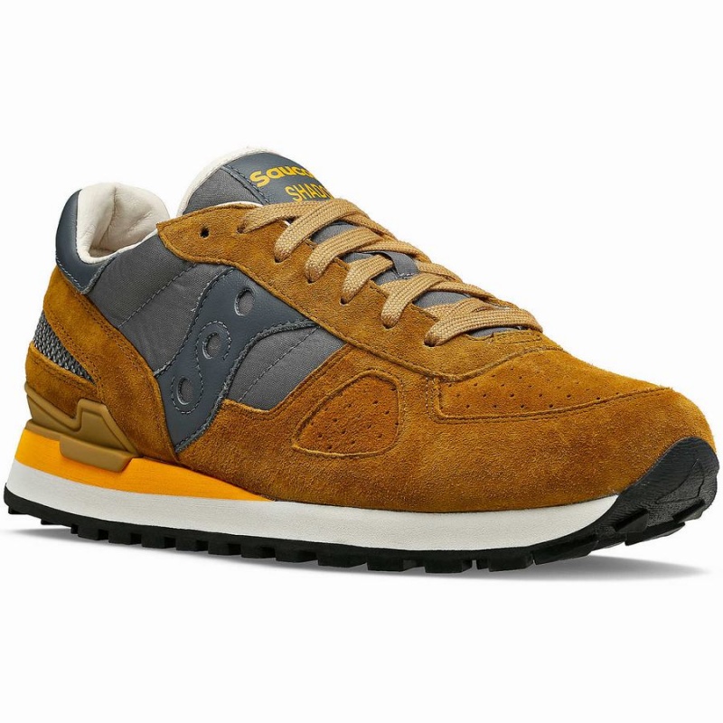 Saucony Shadow Original Premium Joggesko Dame Brune Grå | S51709-U46