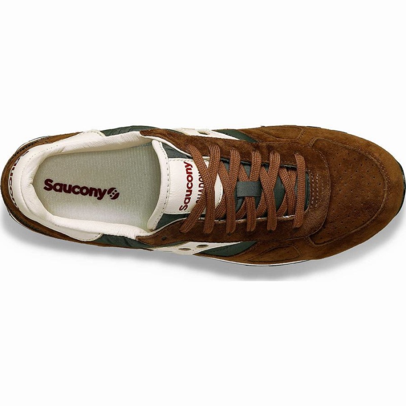 Saucony Shadow Original Premium Joggesko Dame Brune Grønn | S60813-P15