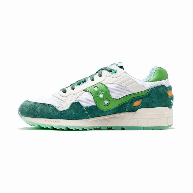 Saucony Shamrock Shadow 5000 Joggesko Dame Hvite Grønn | S50463-X06