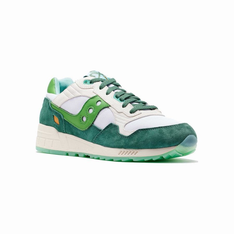 Saucony Shamrock Shadow 5000 Joggesko Dame Hvite Grønn | S50463-X06