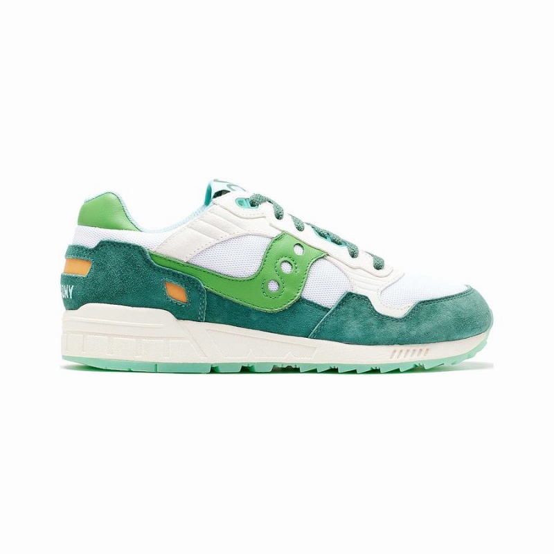 Saucony Shamrock Shadow 5000 Joggesko Dame Hvite Grønn | S50463-X06