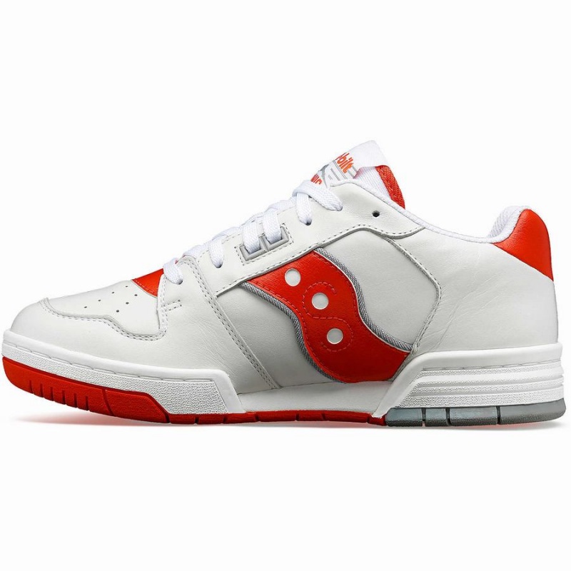 Saucony Spot-Bilt™ Sonic Low Joggesko Dame Hvite Rød | S62947-Q68