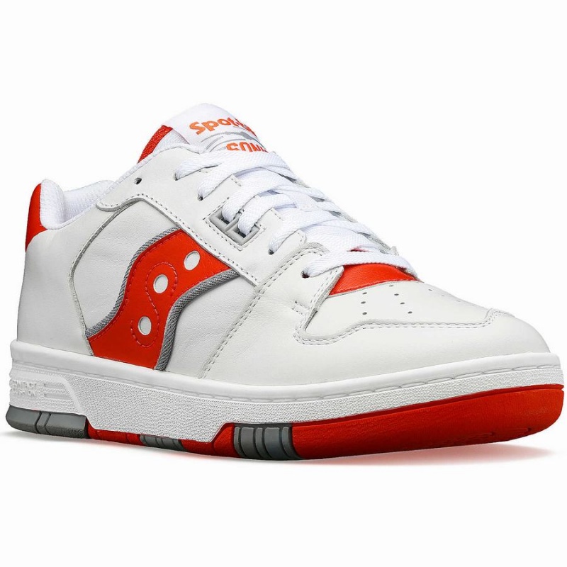 Saucony Spot-Bilt™ Sonic Low Joggesko Herre Hvite Rød | S04372-P59