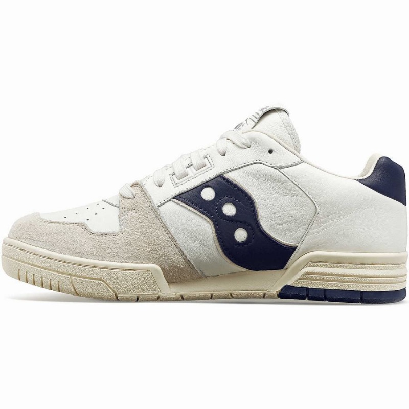 Saucony Spot-Bilt™ Sonic Low Premium Joggesko Dame Beige Blå | S80971-Y68