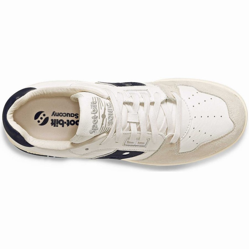 Saucony Spot-Bilt™ Sonic Low Premium Joggesko Dame Beige Blå | S80971-Y68