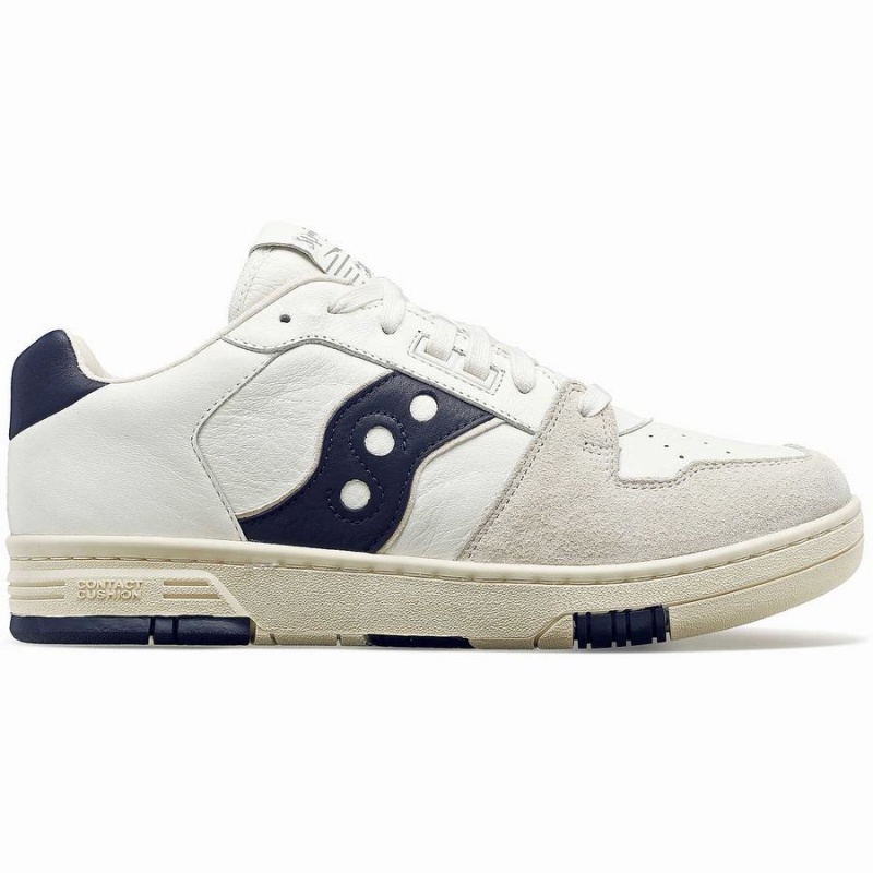 Saucony Spot-Bilt™ Sonic Low Premium Joggesko Dame Beige Blå | S80971-Y68