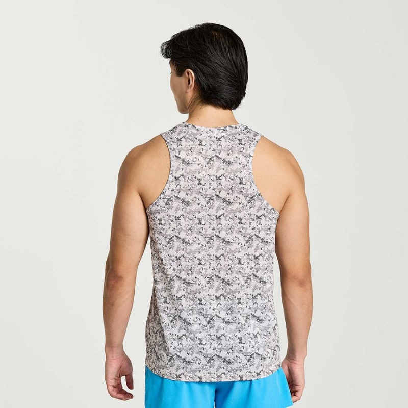 Saucony Stopwatch Grafiske Singlet Tank Top Herre Camouflage | S80625-L47