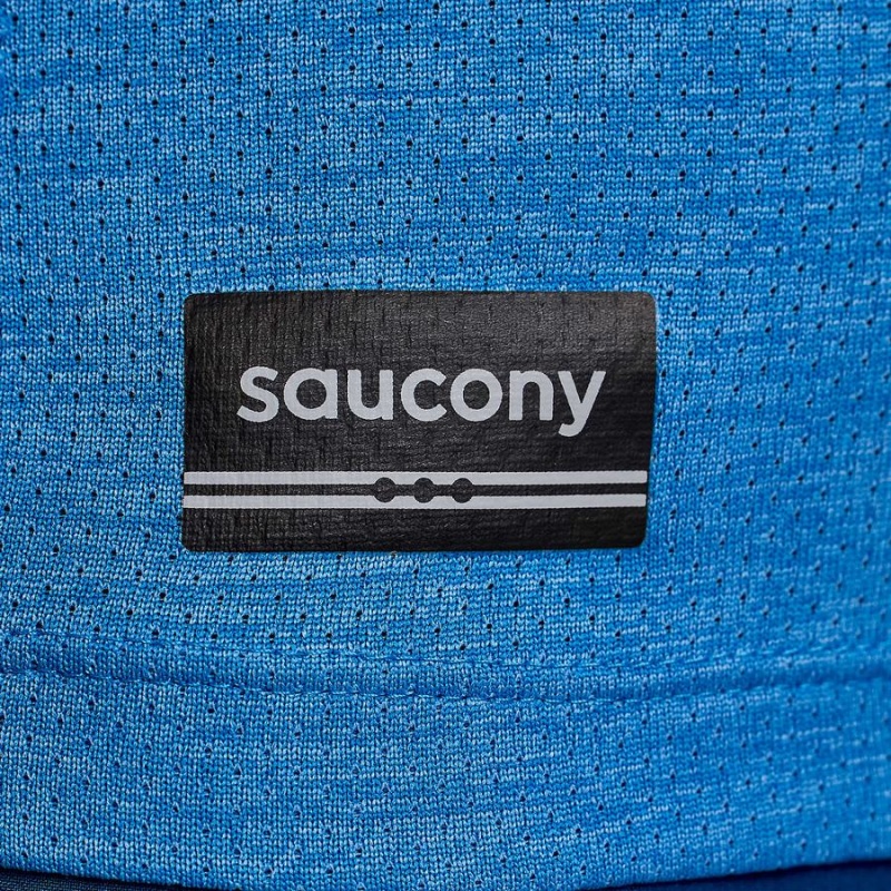 Saucony Stopwatch Singlet Tank Top Dame Blå | S53694-W98