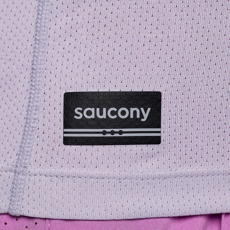 Saucony Stopwatch Singlet Tank Top Dame Lilla | S17930-R37