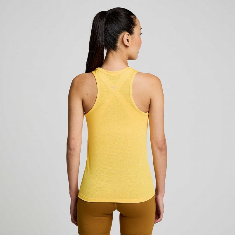 Saucony Stopwatch Singlet Tank Top Dame Gull | S16259-T45