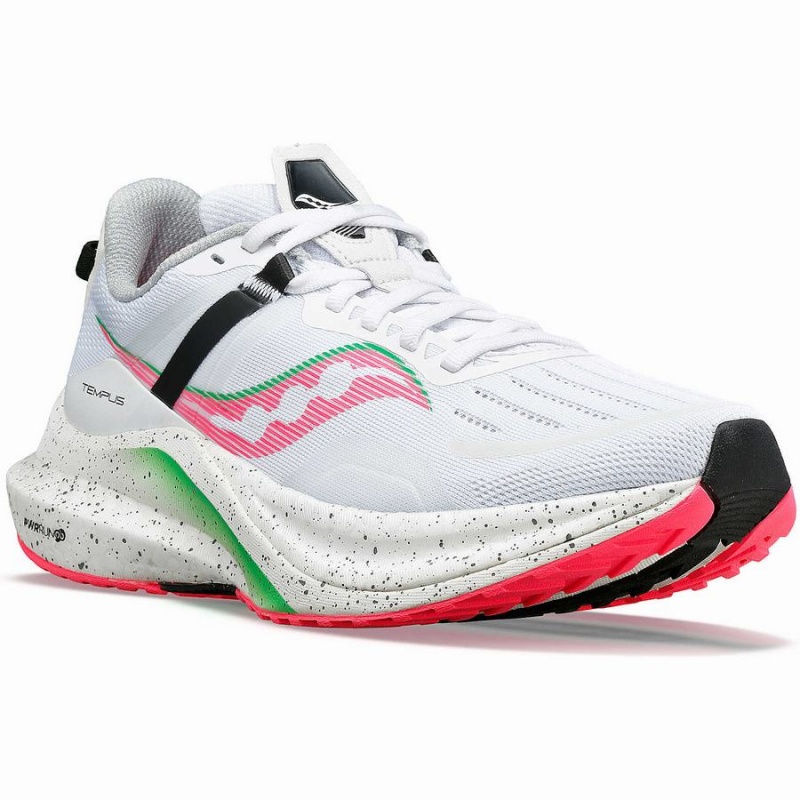 Saucony Tempus Løpesko Dame Hvite Rosa | S80693-W74