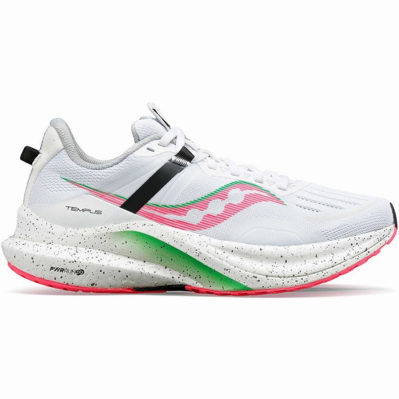 Saucony Tempus Løpesko Dame Hvite Rosa | S80693-W74