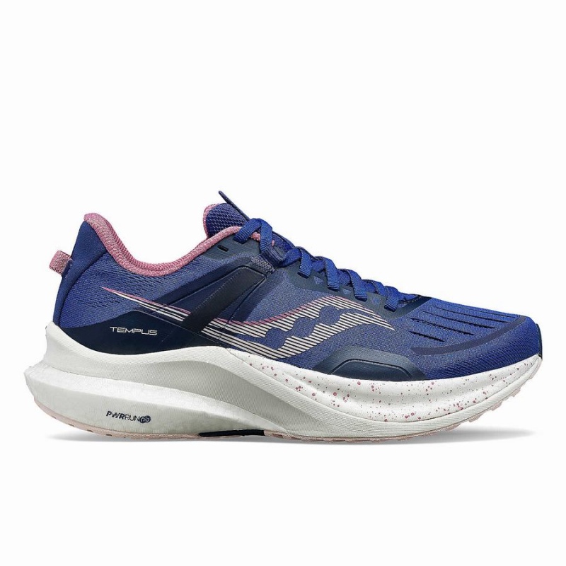 Saucony Tempus Løpesko Dame Marineblå Lilla | S23076-T29