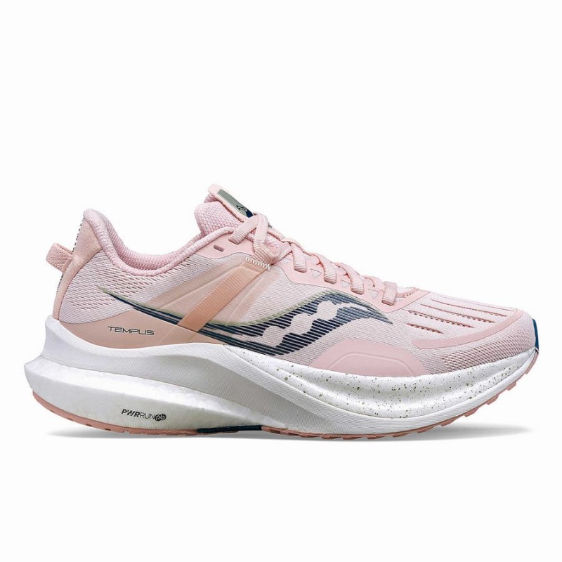 Saucony Tempus Løpesko Dame Rosa Marineblå | S52708-Y74