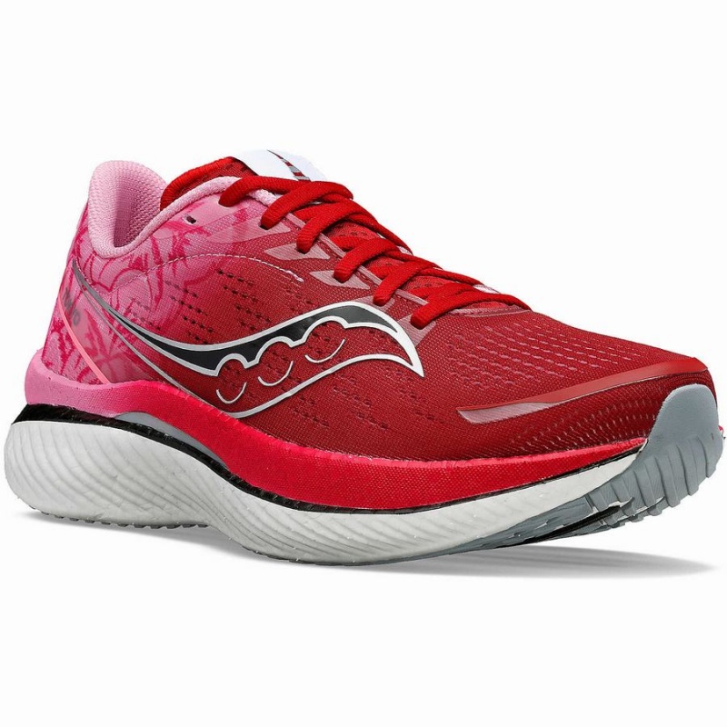 Saucony Tokyo Endorphin Speed 3 Løpesko Herre Rød Grå | S20496-C37