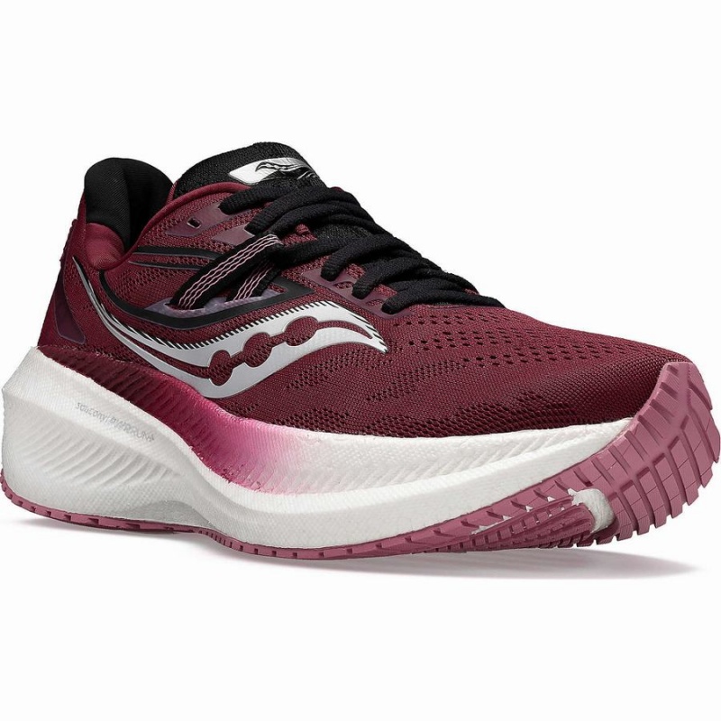 Saucony Triumph 20 Løpesko Dame Rød Rosa | S41320-X57