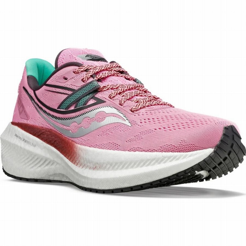 Saucony Triumph 20 Løpesko Dame Rosa | S76249-S75