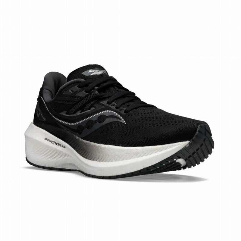 Saucony Triumph 20 Løpesko Dame Svarte | S95602-D84