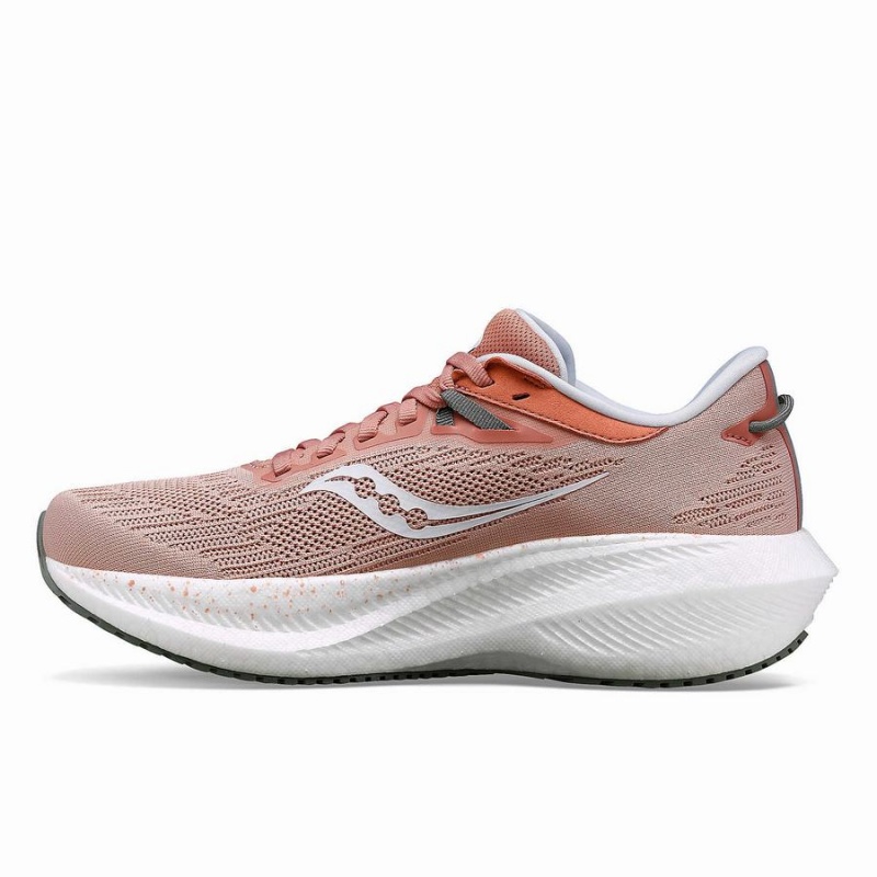 Saucony Triumph 21 Brede Løpesko Dame Lotus / Bough | S20756-H75