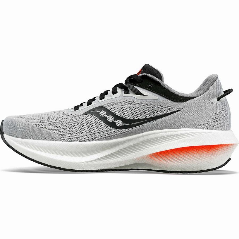 Saucony Triumph 21 Brede Løpesko Herre Grå Svarte | S27640-D27