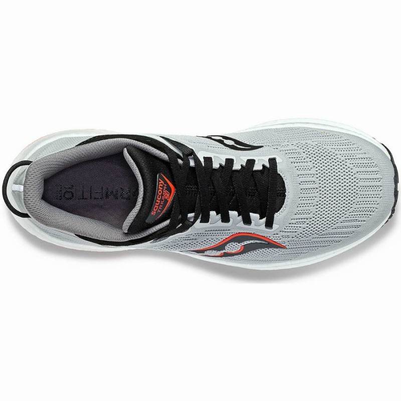 Saucony Triumph 21 Brede Løpesko Herre Grå Svarte | S27640-D27