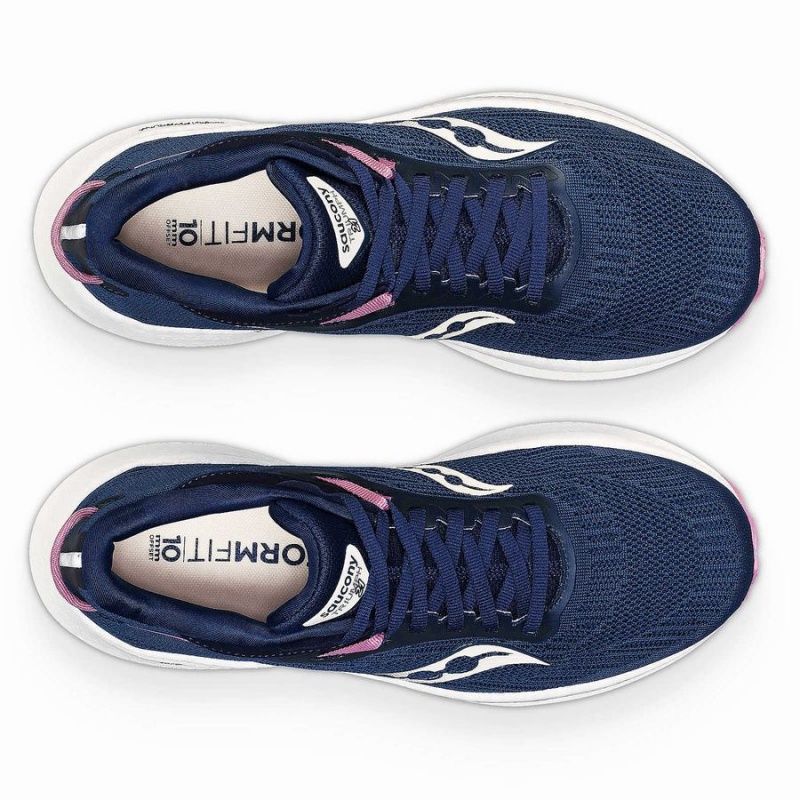 Saucony Triumph 21 Løpesko Dame Marineblå Lilla | S15907-Z13