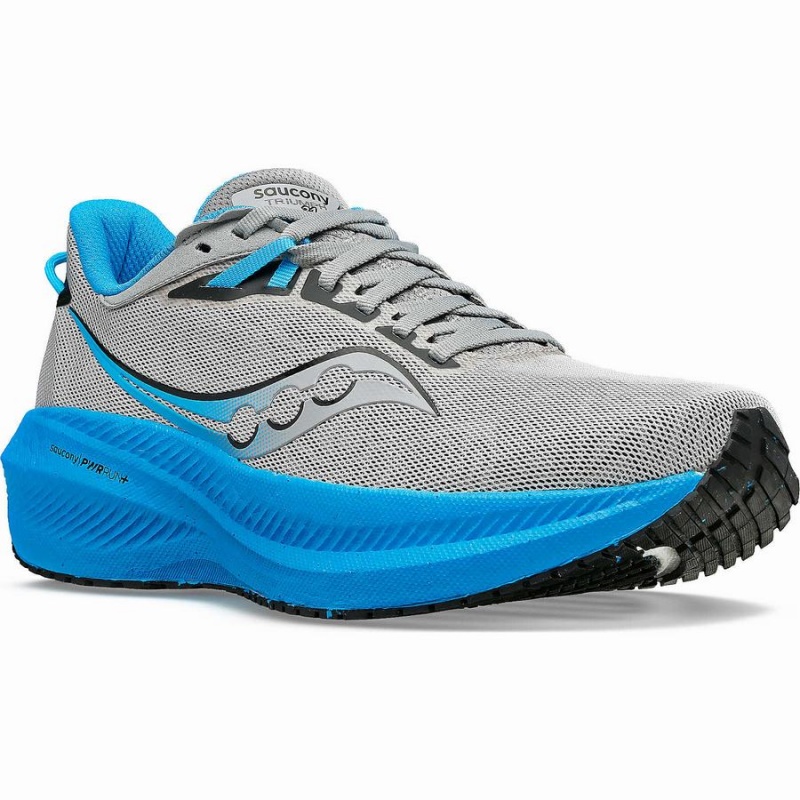 Saucony Triumph 21 Løpesko Dame Sølv | S80653-P51