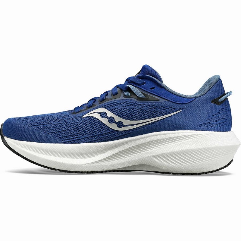 Saucony Triumph 21 Løpesko Herre Indigo Svarte | S35427-H06