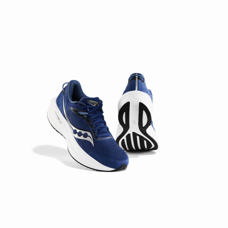 Saucony Triumph 21 Løpesko Herre Indigo Svarte | S35427-H06